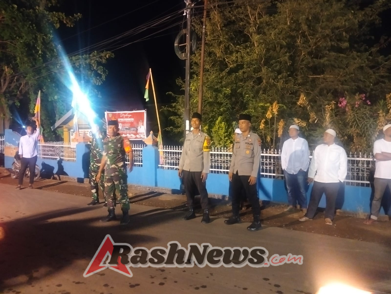 TNI-Polri Bersinergi Amankan Maulid Akbar Majelis Rasulullah Kecamatan Sape