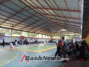 Satkowil Kodim 1602/Ende Bersinergi Jaga Kelancaran Open Turnamen Pencak Silat Tingkat Provinsi NTT