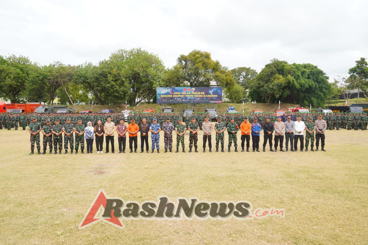 Kapolda Bali Hadiri Apel Gelar Kesiapan Batalion Komposit PRCPB