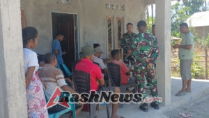 Satgas Pos Delomil Bersama Polsubsektor Berikan Pemahaman Keamanan Bersama Menjaga Perbatasan Melalui Sosialisasi Kepada Masyarakat Binaan