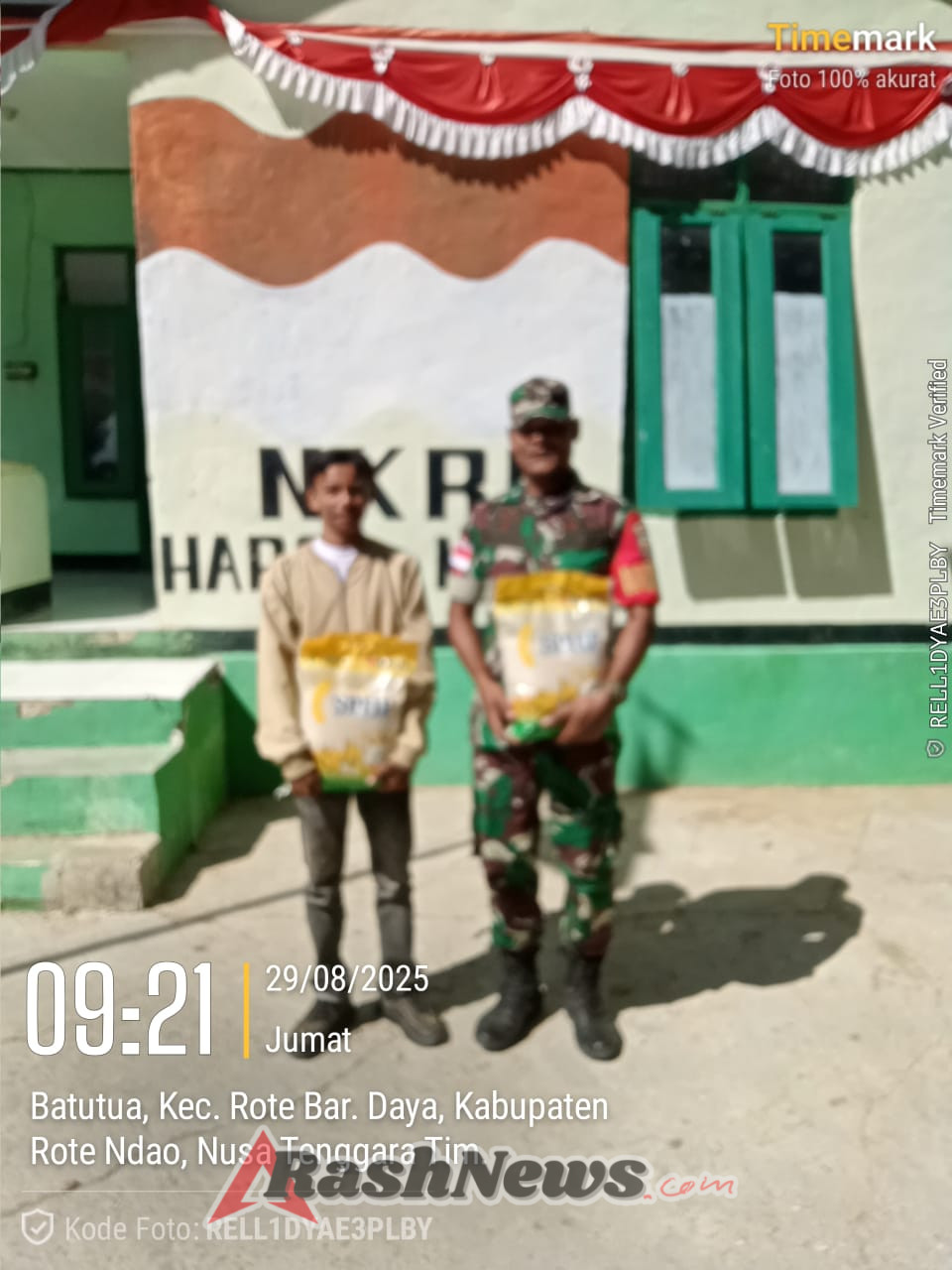 Gerakan Pangan Murah di Koramil 1627-03/Btt, Ringankan Beban Ekonomi Warga