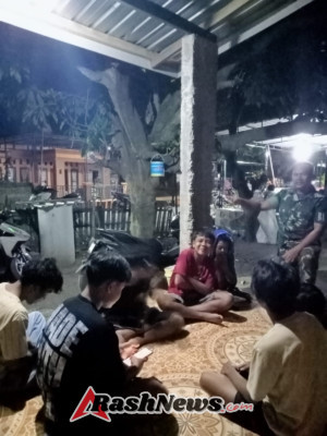 Serda Nurdin dari Koramil 1628-04 Turun Langsung Patroli di Wilayah Binaan