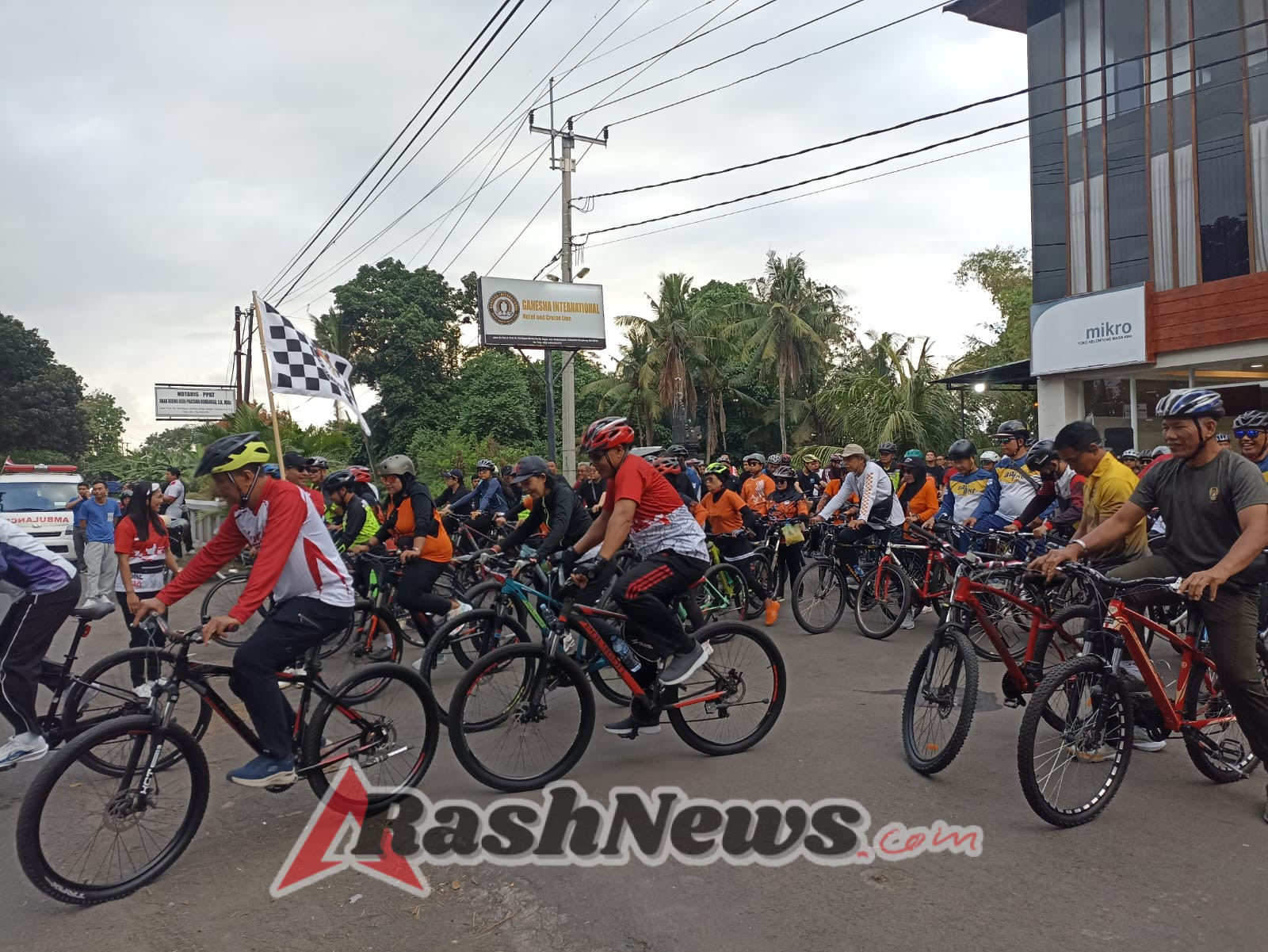 Hadiri Bersepeda Sehat KPU Sebali, Kasdim Klungkung Sampaikan Langkah Efektif Kuatkan Sinergitas