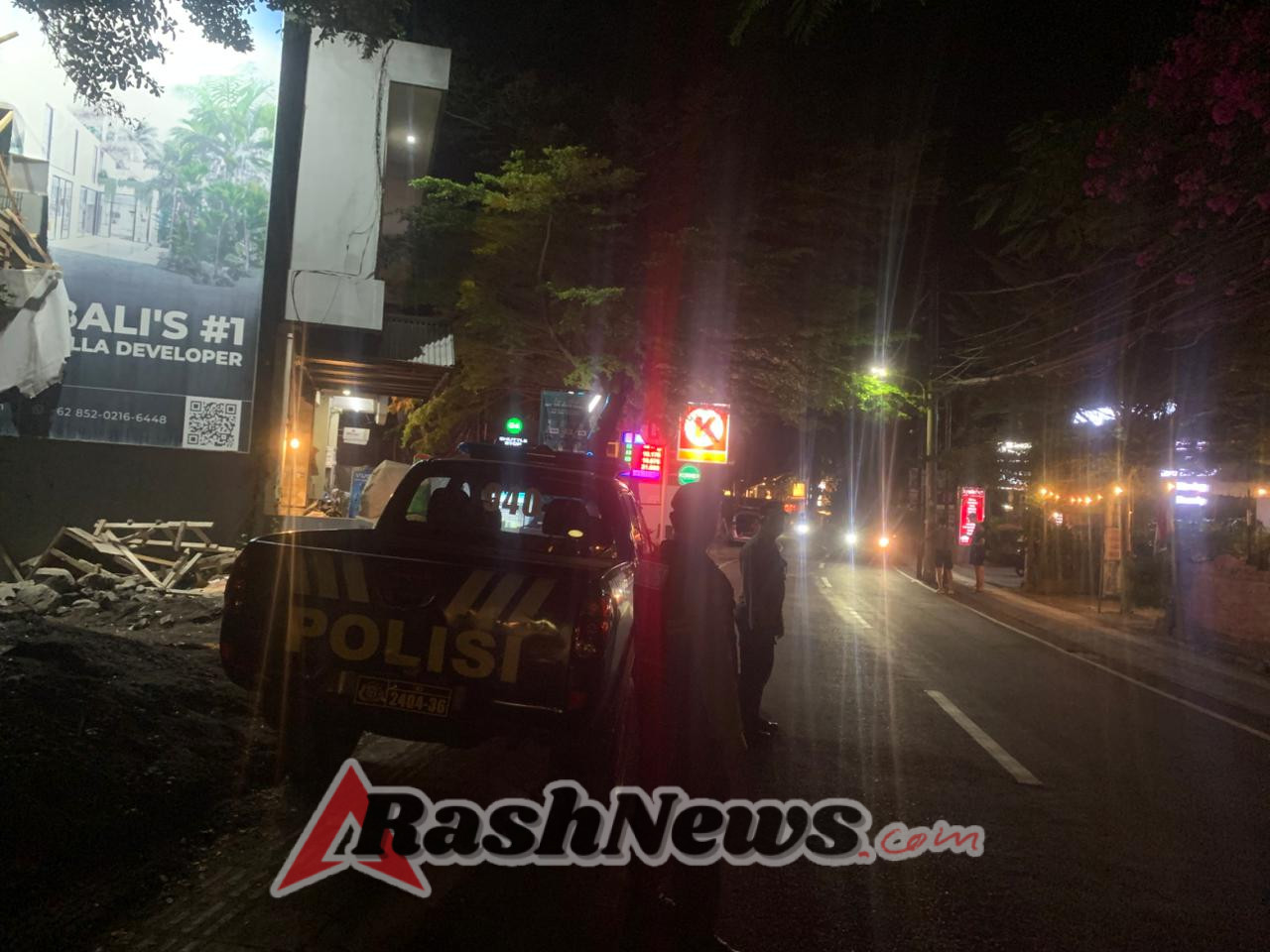 Unit Samapta Polsek Kuta Utara Beri Rasa Aman Aktipitas Wisata Di Jalan Berawa