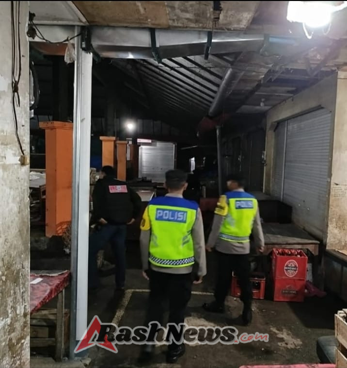 Antisipasi Gangguan Kamtibmas Polsek Penebel  Patroli Malam Hari