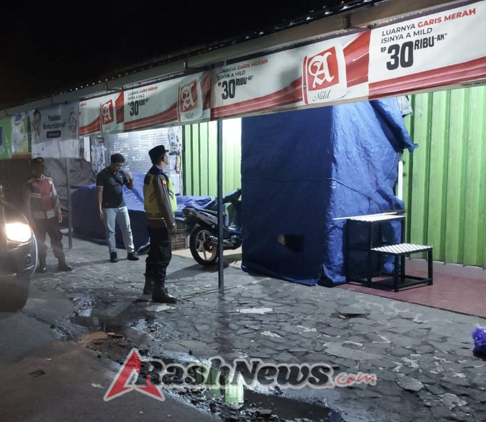 Kanit Intel Polsek Bebandem Pimpin Patroli Blue Light Patrol