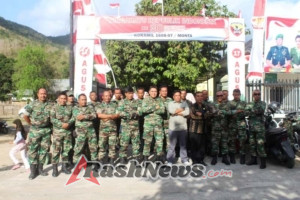 Penilaian Gapura dan Pangkalan Kodim 1608/Bima Berjalan Lancar Jelang HUT TNI ke-80