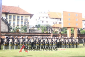 Polda Bali Kerahkan Personel Gabungan, Amankan Unjuk Rasa Oleh Masyarakat