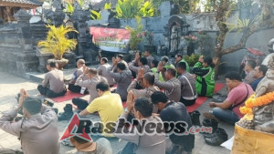 Doa Bersama Polsek Dentim dan Komunitas Ojol: Satukan Niat Jaga Bali Tetap Aman dan Damai