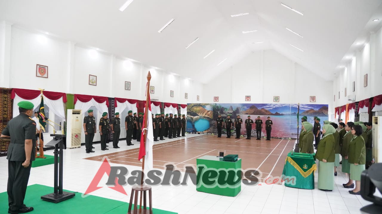 Sertijab Dandim 1625/Ngada Berlangsung Khidmat di Makorem 161/WS, Danrem Tegaskan Komitmen Tugas