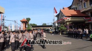 Jaga Wilayah Badung Tetap Kondusif, Polres Badung Gelar Apel Siaga