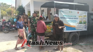 Bulog dan Kodim 1601/Sumba Timur Hadirkan Gerakan Pangan Murah Bagi Masyarakat