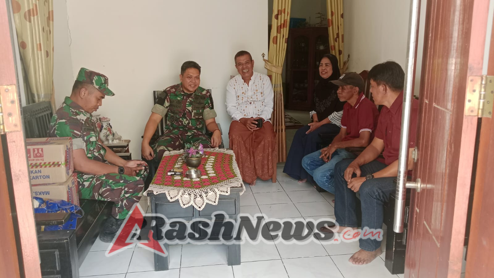 Keluarga Affan Kurniawan Sambut Hangat Kunjungan Dandim 1608/Bima di Kota Bima