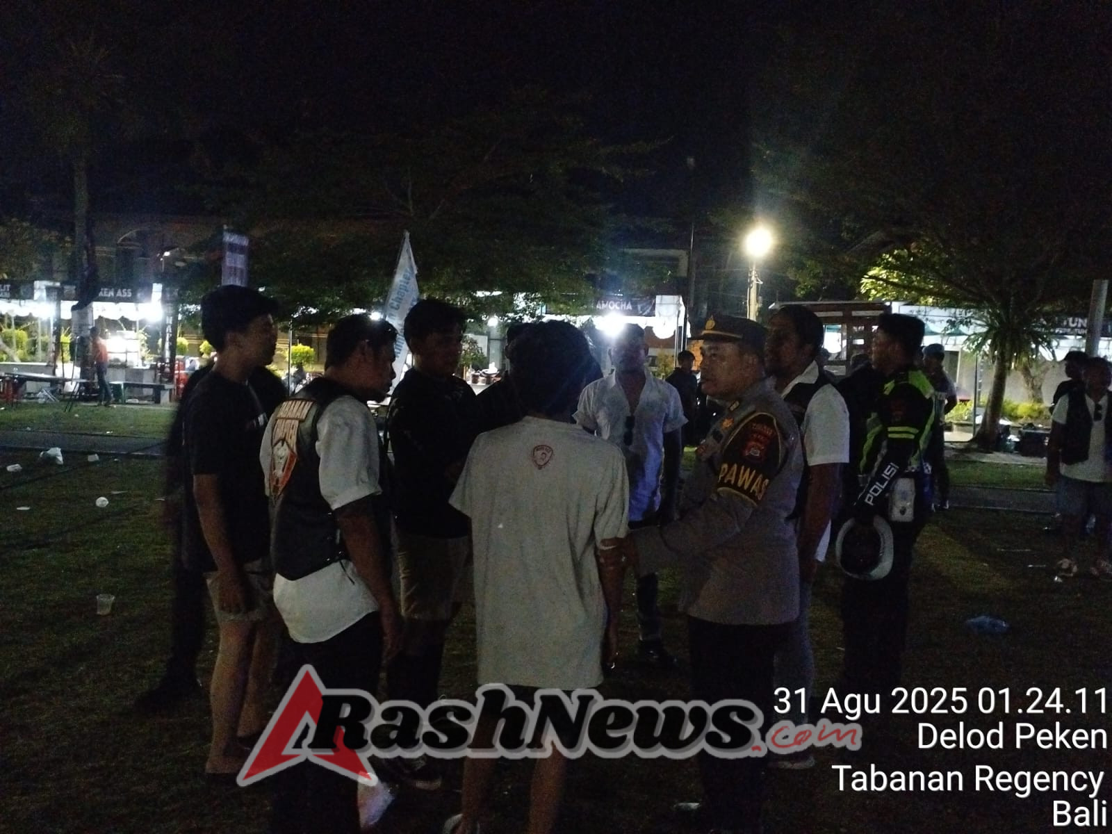 Polres Tabanan Gelar Patroli Biru, Perketat Pengawasan Antisipasi Kejahatan 3C