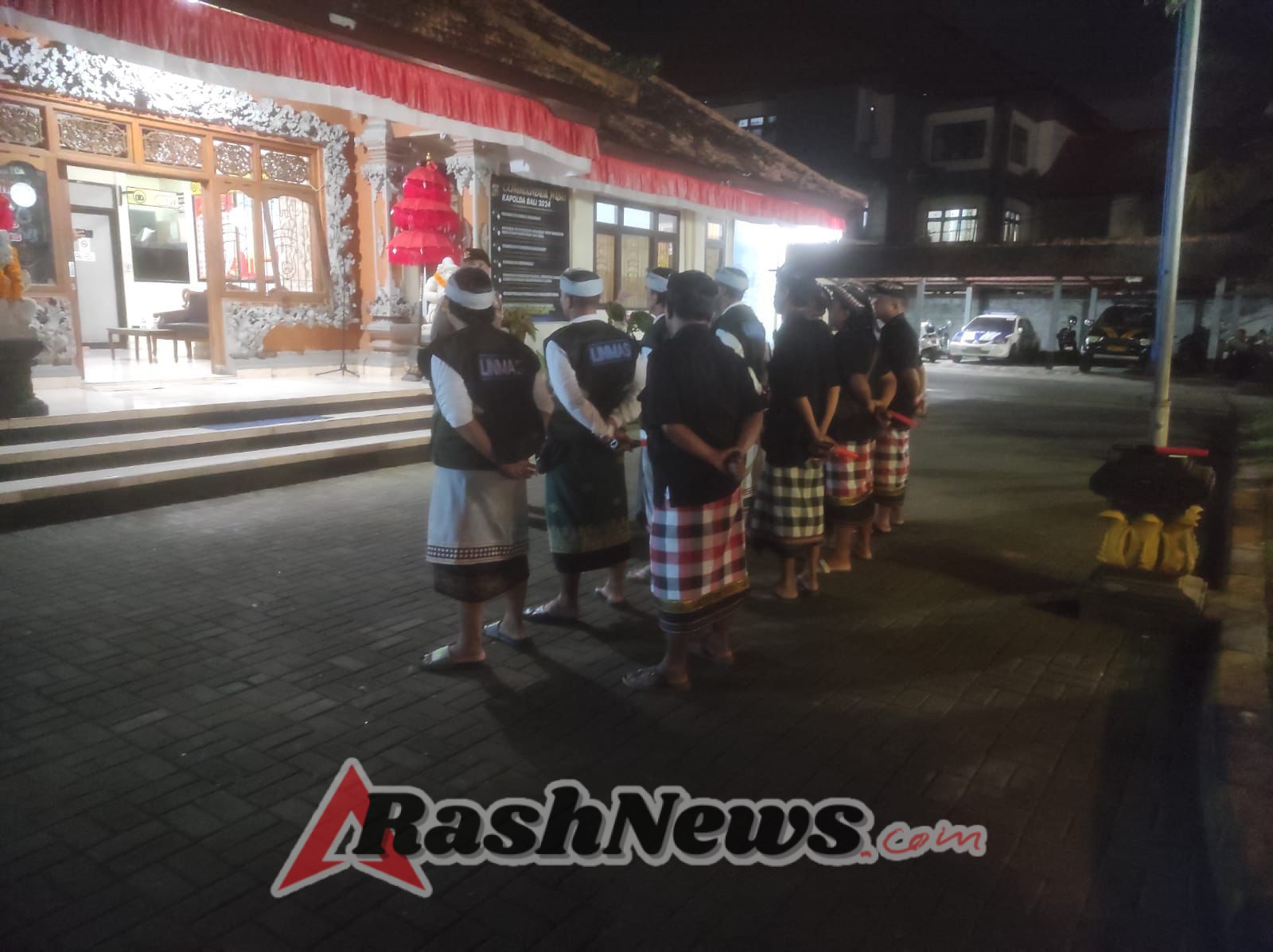 Polsek Mengwi Bersinergi dengan Pecalang dan Linmas Jaga Keamanan Wilayah