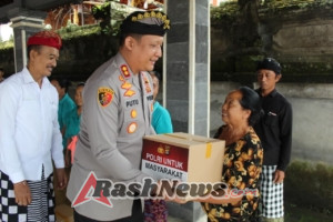Minggu Kasih, Kapolres Tabanan serap Aspirasi warga dan salurkan bantuan Sembako