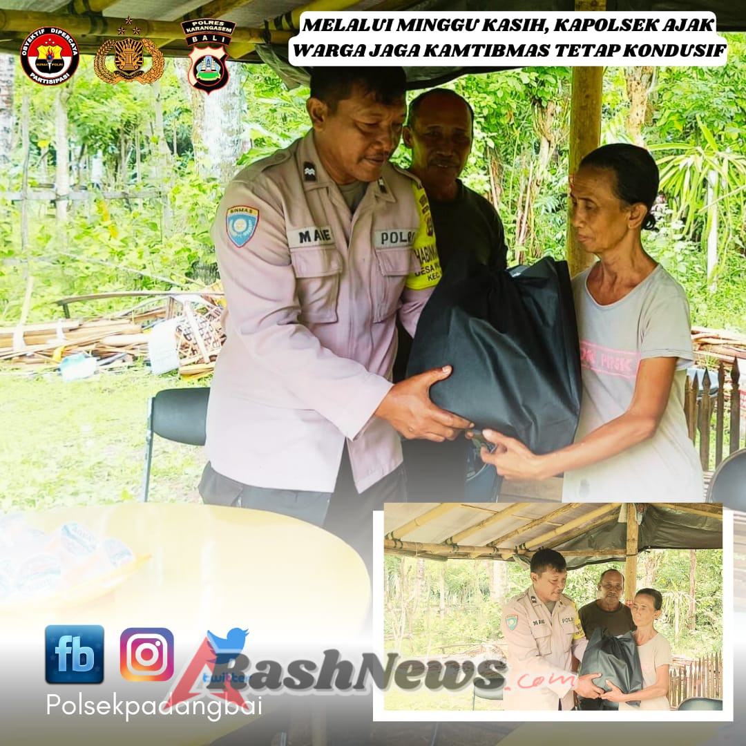 Melalui Minggu Kasih, Kapolsek Ajak Warga Jaga Kamtibmas Tetap Kondusif