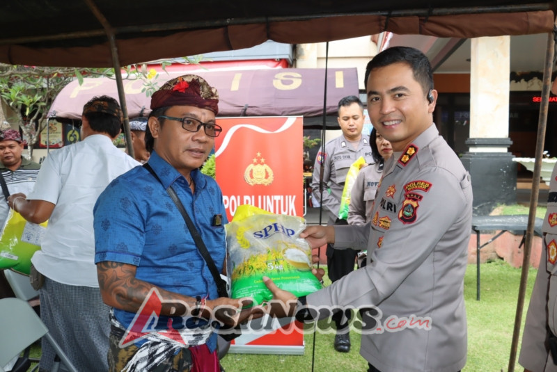 Polres Gianyar Gelar Minggu Kasih Dirangkai dengan Bakti Sosial