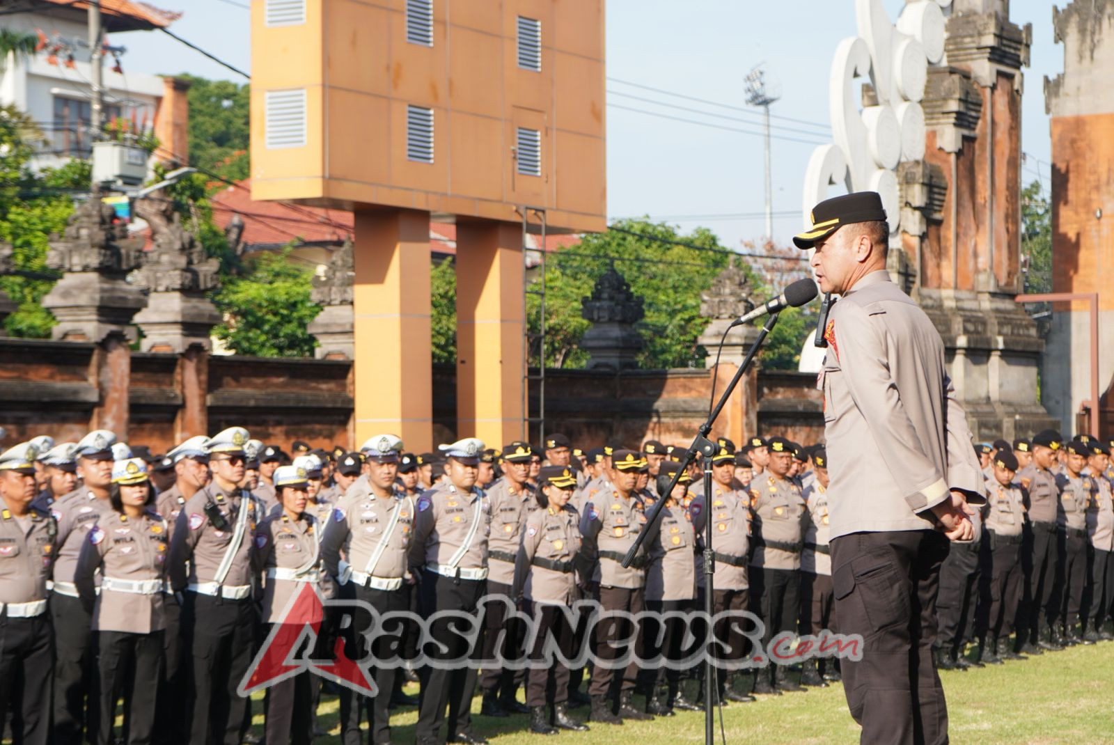 Antisipasi Demo Lanjutan, 1.521 Personel Polda Bali Ikuti Apel Siaga