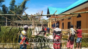 Babinsa Koramil Naikliu Dukung Peresmian Gereja Siloam Bitobe