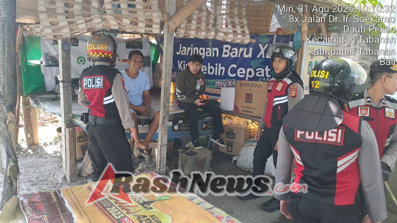 Patroli Raimas Kota Presisi Polres Tabanan Ciptakan Rasa Aman  Di Wilayah Perkotaan