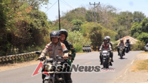 Patroli Sinergitas Personil Yonif TP 834/WM–Polres Nagekeo di Kabupaten Nagekeo