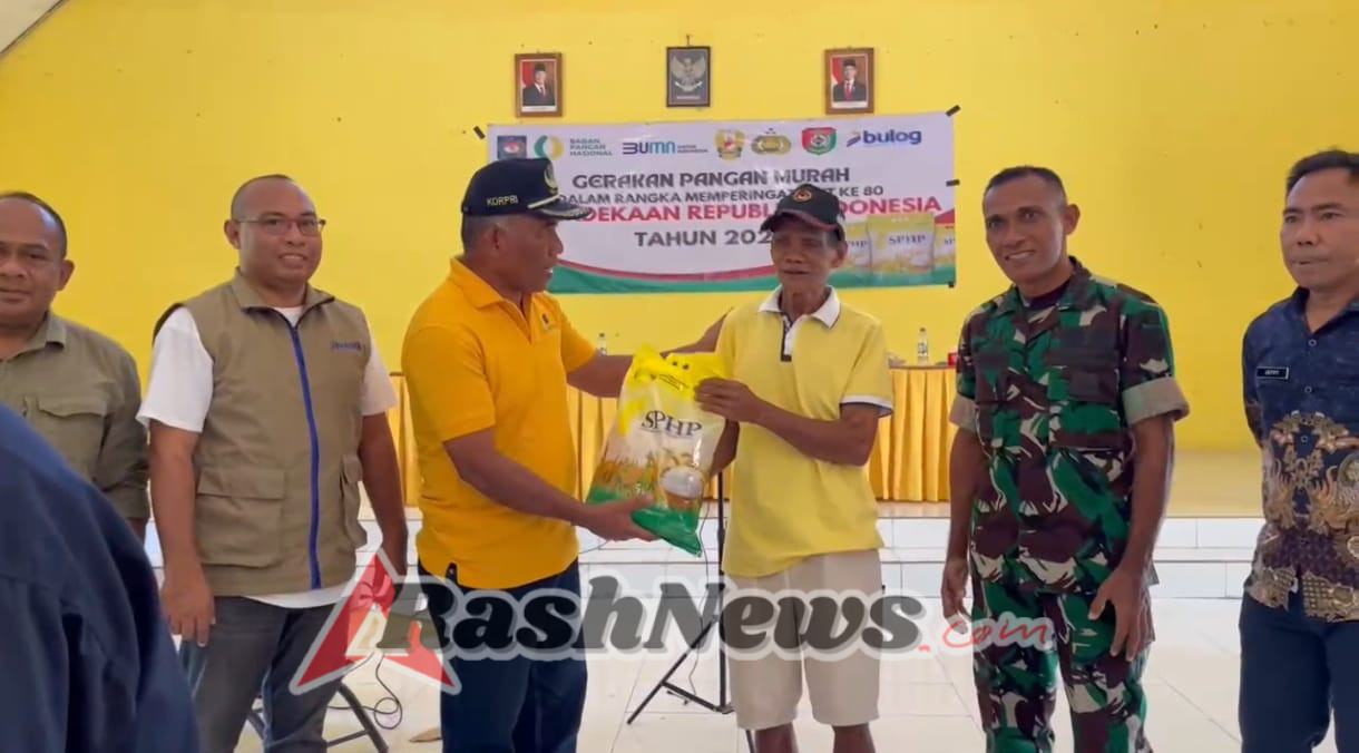 Kodim 1613/Sumba Barat Bersama Bulog dan Dinas Pertanian Ringankan Beban Warga Lewat Pangan Murah