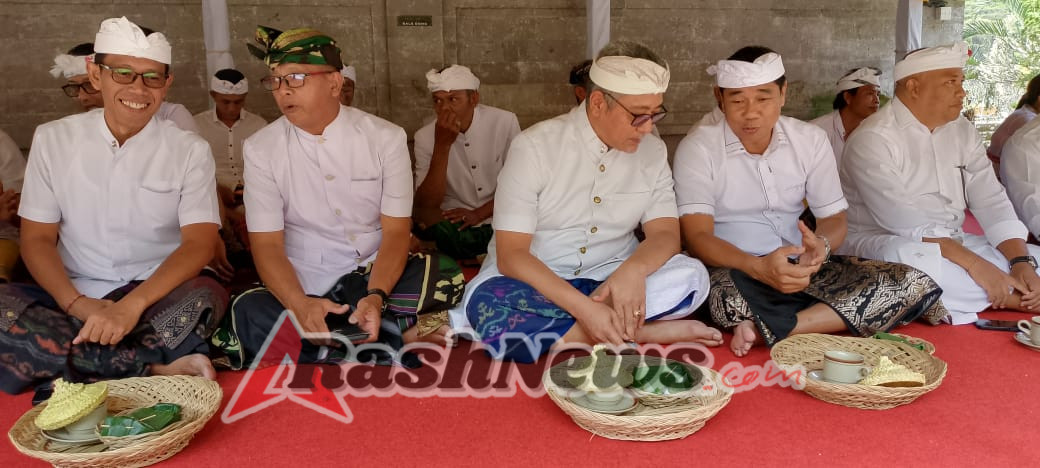 Kasdim Gianyar Hadiri Rangkaian Upacara Adat di Pura Kahyangan Jagat Gunung Kawi