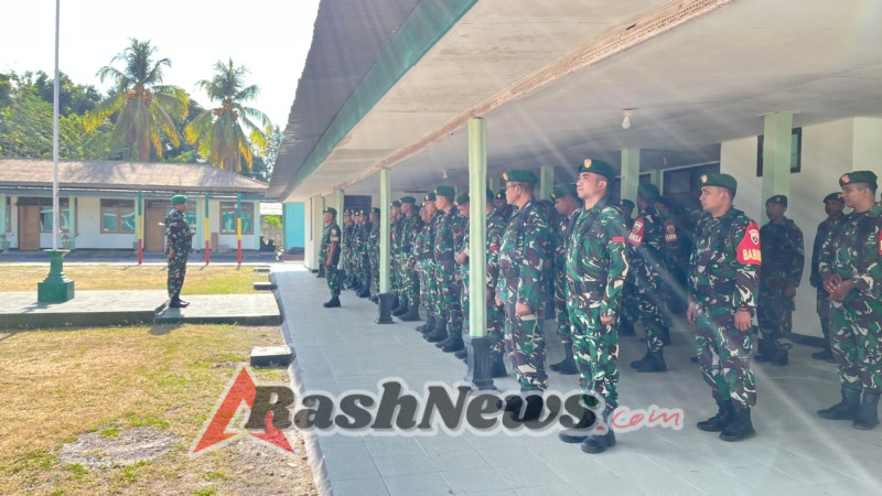 Dandim 1603/Sikka Ingatkan Prajurit Waspadai Hoaks dan Jaga Kesehatan