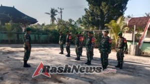 Pastikan Wilayah Aman dan Kondusif, Koramil Nusa Penida Gelar Apel Siaga