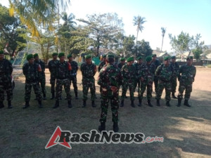 Personel Kodim 1614/Dompu Standby, Pasi Ops Tekankan Disiplin dan Waspada