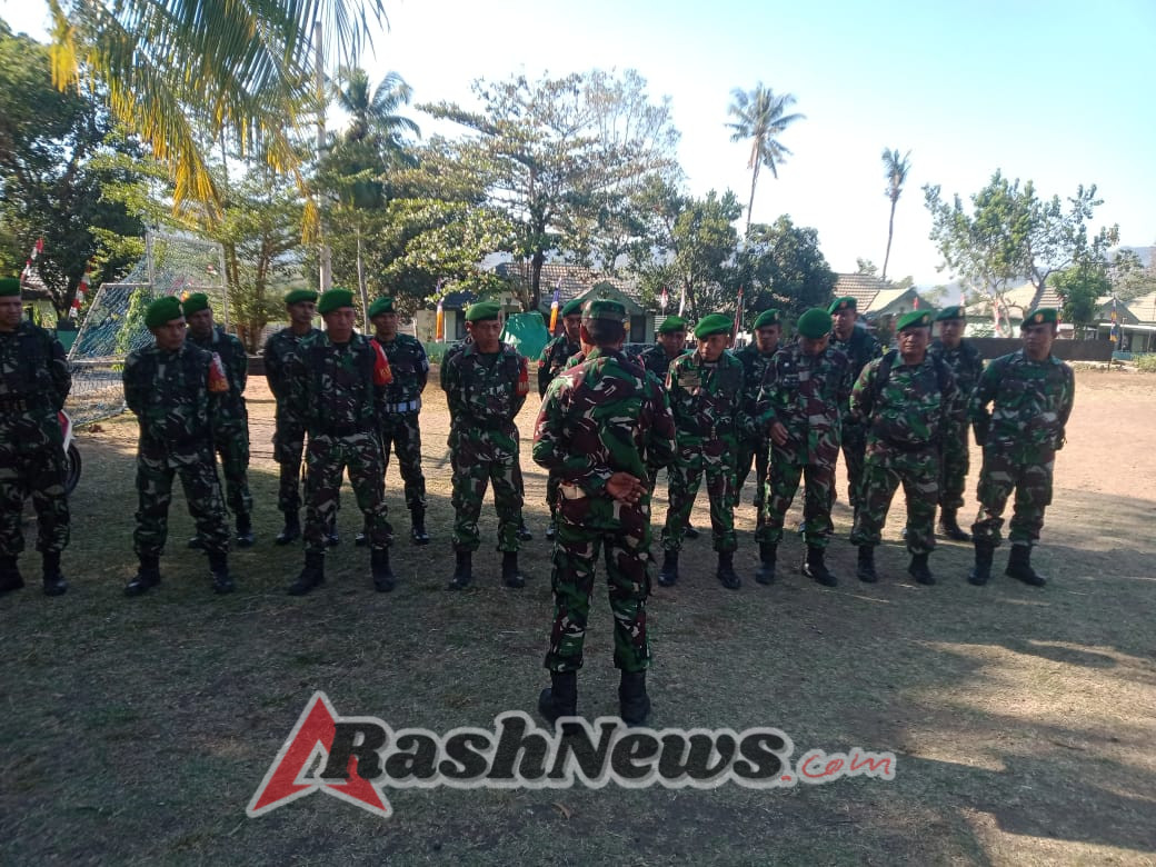 Personel Kodim 1614/Dompu Standby, Pasi Ops Tekankan Disiplin dan Waspada