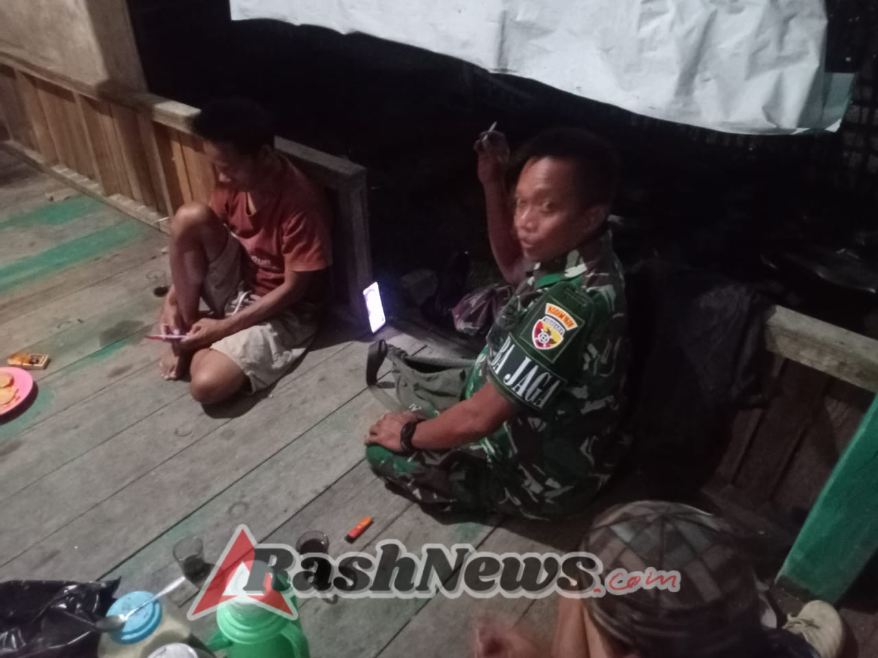 Koramil 1628-04/Poto Tano Tingkatkan Pengamanan Lewat Patroli Rutin