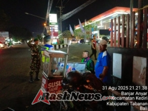 Blue Light Patrol Polres Tabanan Sambangi Titik Keramaian, Ciptakan Rasa Aman Masyarakat