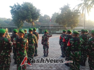 Kodim 1615/Lotim Laksanakan Upacara Senin Pagi, Fokus pada Tertib Anggaran dan Etika Prajurit