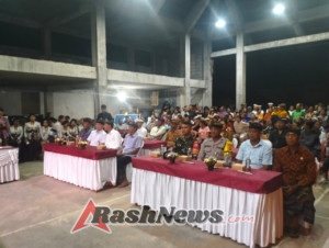 Babinsa Tegak Sampaikan  Selamat Saat Hadiri HUT Ke 25 ST Bhuana Harum, Beri Pesan Teruslah Berinovasi