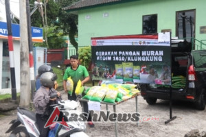 Kodim Klungkung Gelar GPM, Hari Pertama 100  Paket Beras Ludes Terjual