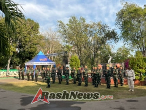 Kasdim 1601/Sumba Timur Tanamkan Jiwa Nasionalisme Lewat Upacara Bendera