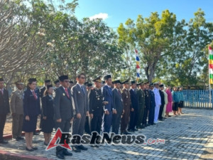 HUT RI ke-80, Kodim 1601/Sumba Timur dan Forkopimda Hormati Jasa Pahlawan