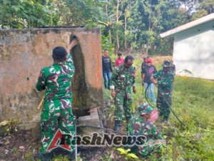 Sinergi TNI-Rakyat: Kodim 1602/Ende Karya Bakti di SD Inpres Lokoboko
