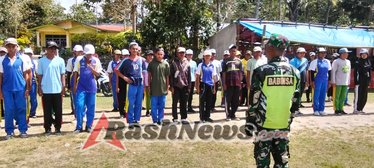 Latihan Paskibra Amanuban Tengah Berjalan Lancar, Danramil 1621-02/Abanteng Pastikan Persiapan 17 Agustus