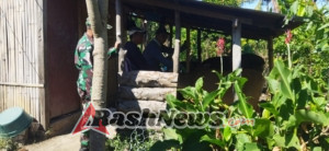 Babinsa Desa Kayuputih Pastikan Vaksinasi PMK Berjalan Aman, Lancar, dan Tertib