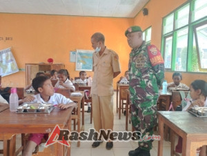 Babinsa Kopka Fernando Mau Dampingi dan Pantau Program Makan Bergizi Gratis