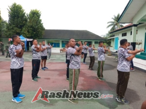 Apel Pagi Jadi Sarana Peningkatan Semangat dan Koordinasi Prajurit Kodim Ende