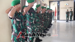 Kodim 1625/Ngada Hormati Pengabdian Pelda Crispin dan Lepas Kopda Rahmat ke Satuan Baru