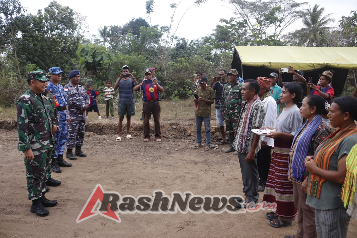 Laksanakan Pengawasan dan Evaluasi, Tim Wasev TMMD Tinjau Lokasi TMMD 125 Kodim Belu