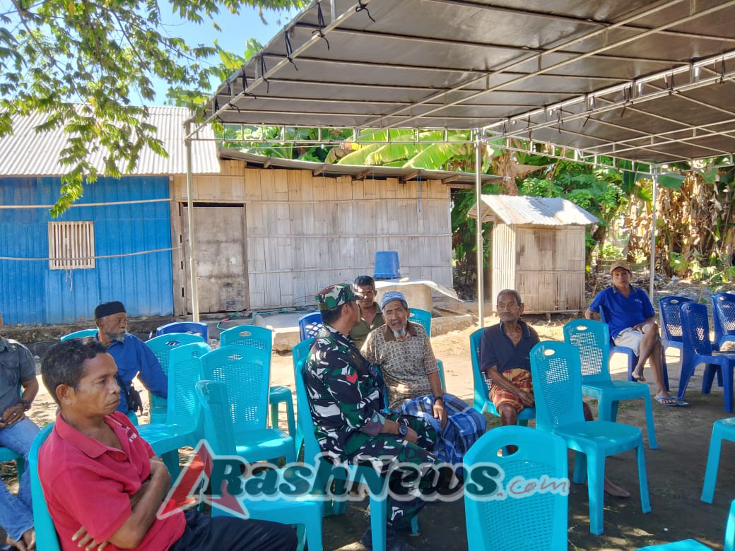 Koptu Sahlan Umar Kumpulkan Data dan Jalin Komunikasi dengan Warga Aewora