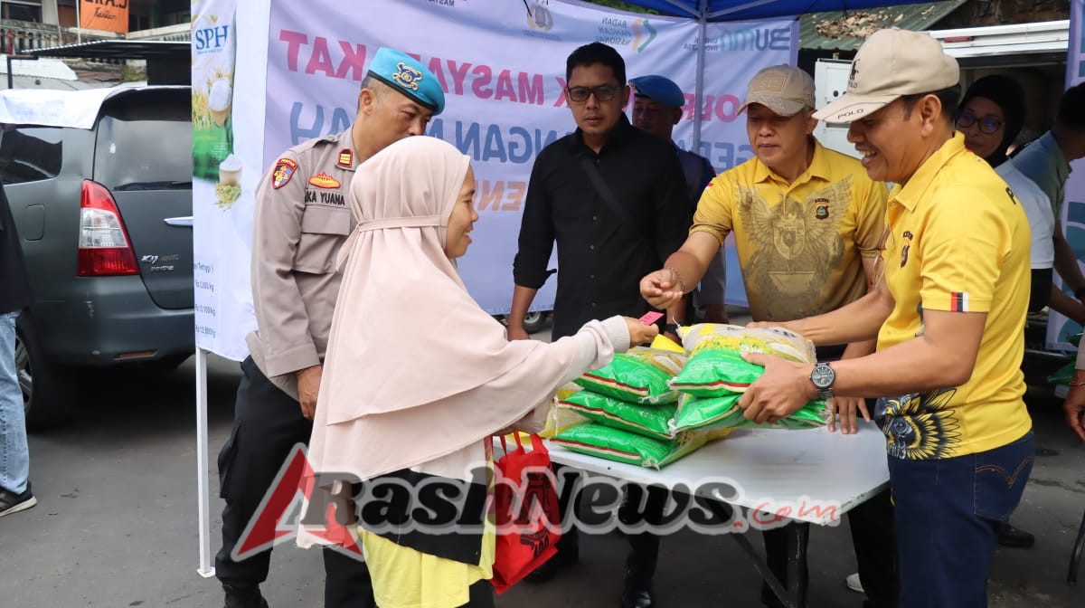 Polresta Denpasar Gelar Bazaar Gerakan Pangan Murah, Sediakan 2 Ton Beras SPHP untuk Warga