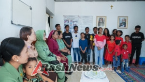 Persit KCK Koorcab Rem 161 PD IX/Udayana Rayakan HUT ke-80 RI dengan Anjangsana ke Panti Asuhan Kupang