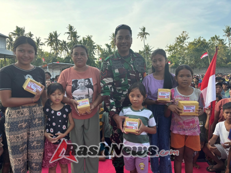 Penyerahan hadiah Lomba oleh Batih Wanmil dan Babinsa Desa Kubutambahan dalam Rangka menyambut HUT Kemerdekaan RI ke-80